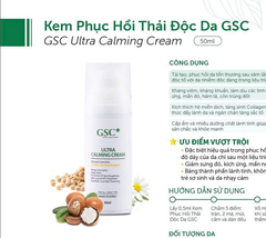GSC Ultra Calming Cream kem phục hồi thải độc 50ml (CTY)