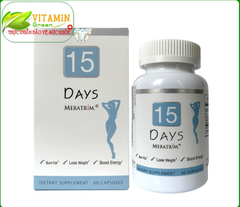 15 Days Meratrim Viên uống giảm cân hộp 60 viên - Xanh Dương (CTY)