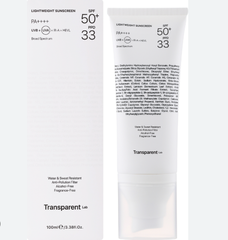 Transparent KCN Lightweight Sunscreen SPF50+ 100ml (CTY)