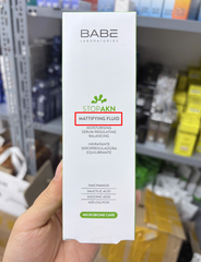Babe Stop AKN Mattifying Fluid kem dưỡng giảm mụn 50ml màu trắng (CTY) - MẪU MỚI