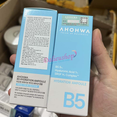Ahohwa B5 Hydration Ampoule Cấp Ẩm Và Phục Hồi Da 30Ml (Cty)