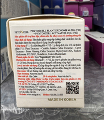 Fetoscell (Phytoscell) Plant Exosome Hộp 2 Lọ F11+F12 Meso Phục Hồi, Giảm Viêm, Căng Bóng, Sáng Da (Cty)