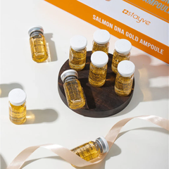 Stayve Salmon DNA Gold Ampoule 10x8ml (CTY) - Màu Cam (ống lẻ)