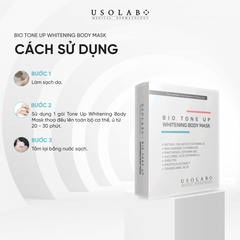Usolab Mặt Nạ Ủ Trắng Bio Tone Up Whitening Body Hộp 5 Miếng - Hộp