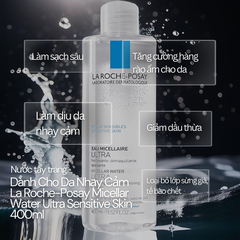 Laroche Posay Nước Tẩy Trang Da Nhạy Cảm Màu Trắng 400Ml (Cty)