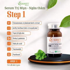 Kismet Serum Mụn Intensive 5X10Ml - Màu Cam (Cty) - Lọ Lẻ