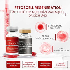 Fetoscell Regeneration Hộp 2 Lọ F03+F05 Phục Hồi Da, Mụn Kích Ứng (Cty)