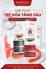 FetoScell Collagen Meso Hộp 2 Lọ F01+F05 Giúp Căng Bóng, Sáng Da (Cty) - Mẫu mới màu đỏ