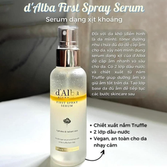 Dalba Xịt Dưỡng White Truffle First Spray Serum 100Ml (CTY) - Màu vàng