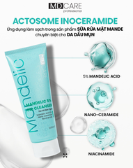 Md Care Srm Mandelic 5% Cleanser Bảo Vệ Da Khô, Lão Hóa 200Ml-Xanh Ngọc (Cty)