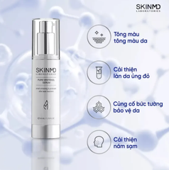 Tinh Chất Trị Nám Chuyên Sâu Skinmd Pure Whitenol Serum 50Ml (Cty)