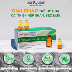 Postquam (Q95) Proteoglicanos Egf Huyết Thanh Tái Tạo Da 10X2Ml (Cty)