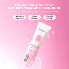 Cell Fusion C Dark Spot Toning Sunceen 50ml (Cty) - màu Hồng