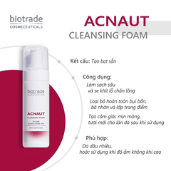 Biotrade SRM Acnaut Cleansing Foam 150Ml (Cty)