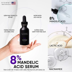 Vivant  8% Mandelic Acid 3-In-1 Serum Hỗ Trợ Tái Tạo Da 30Ml (Cty)
