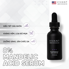 Vivant  8% Mandelic Acid 3-In-1 Serum Hỗ Trợ Tái Tạo Da 30Ml (Cty)