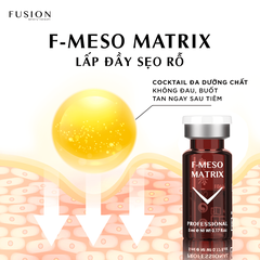 Fusion Meso F-Meso Matrix Hỗ Trợ Điều Trị Sẹo Rỗ Hộp 5X5Ml  (Cty)