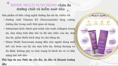Shine Multi Suncream KCN 50g (CTY)