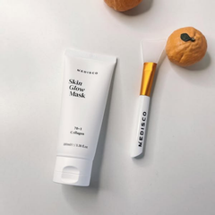 Medisco Skin Glow Mask Mặt Nạ Collagen Sáng Da 100Ml (CTY) - Kèm Cọ Medisco