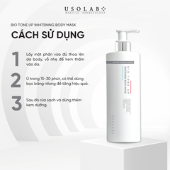 Kem Ủ Kích Trắng Usolab Bio Tone Up Whitening Body Mask 1000Ml ( Chai )