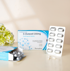 Pharmaform S-Glutacell Viên Ngậm Trắng Da 200Mg (Cty)