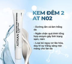 Aithan - Kem Đêm N02 Melasma And Whitening Night Cream 15G (Cty)