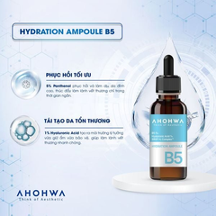Ahohwa B5 Hydration Ampoule Cấp Ẩm Và Phục Hồi Da 30Ml (Cty)