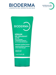 BIODERMA - SEBIUM GEL MOUSSANT ACTIF 5ml (Nđ)