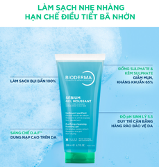 BIODERMA SEBIUM GEL MOUSSANT 200ml (CTY)