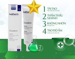 Ivatherm Cicaderm Crème Kem Dưỡng Tái Tạo Da 40Ml (Cty)