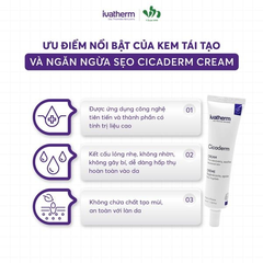Ivatherm Cicaderm Crème Kem Dưỡng Tái Tạo Da 40Ml (Cty)