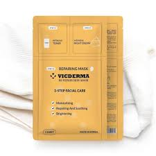 Vicderma B9 Repair Skin Mask 3-Step Facial Care (CTY) - Hộp