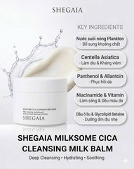 SHEGAIA Sáp Tẩy Trang Milksome Cica Cleansing Milk Balm 100ml (CTY)