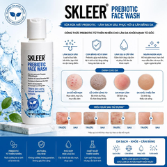 Skleer Sữa Rửa Mặt Prebiotic Face Wash 150ml (CTY)