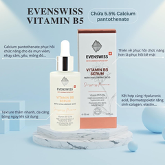 Evenswiss Vitamin B5 Serum Phục Hồi Da 50ml (CTY)