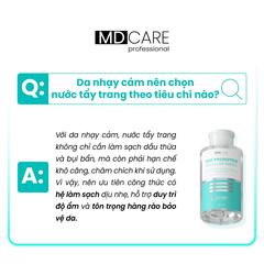 Md Care Nước Tẩy Trang Nmf Prebiotics Micellar Water 400Ml - Xanh Ngọc (Cty)