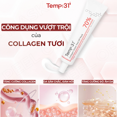 Temp 31 Mặt Nạ Dưỡng Da Collagen Water Peel Off 70% 70ml (CTY)+ cọ đắp mặt nạ