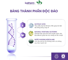 Ivatherm Sữa Rửa Mặt Glycolic Acid Cleanser 150Ml (CTY)