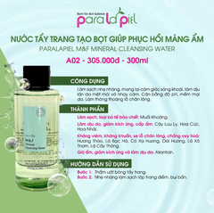 Paralapiel (A02) Nước Tẩy Trang M&F Mineral Cleansing Water 300ml (CTY)