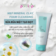 Paralapiel (A01) Sữa Rửa Mặt M&F Mineral Clay Foam Cleansing 150ml (CTY)