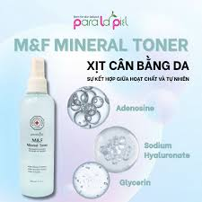 Paralapiel (A11) Xịt Cân Bằng Da M&F Mineral Toner 210ml (CTY)
