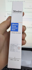 3Bmine (3B09) Tinh Chất Giảm Mụn Acne Control Spot 20ml (CTY)