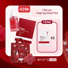 Set Eviralab 1 Serum Mela Light + 1 Hộp Nạ TXA Tặng 2 Miếng Nạ NAD+