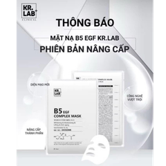 Krlab Mặt Nạ Phục Hồi Kr.Lab+ B5 Egf Complex-Màu Bạc (Cty)
