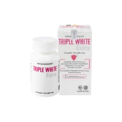 Triple White  Viên Uống Chống Oxy Hoá, Sáng Da 50 Viên (Cty) - Màu Hồng