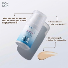 Icon Skin  Matte & Care Day Fluid Kem Dưỡng Ban Ngày Kiểm Soát Dầu, Mụn 30Ml  (Cty) – Step 4