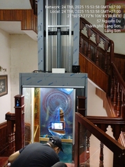 Thang máy gia đình - nhà ống ông Bình