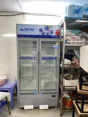 Tủ mát trưng bày Hòa Phát HSR D6812 812 lít DÀN ĐỒNG