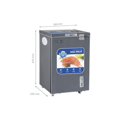 Tủ đông mini Hòa Phát HPF AD6107G 107 lít DÀN ĐỒNG