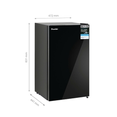 Tủ lạnh mini cánh kính HR S690GB 90 lít
